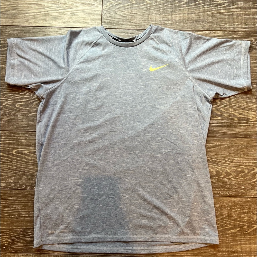 Nike Swim Men's Light Blue Dri-Fit Shirt